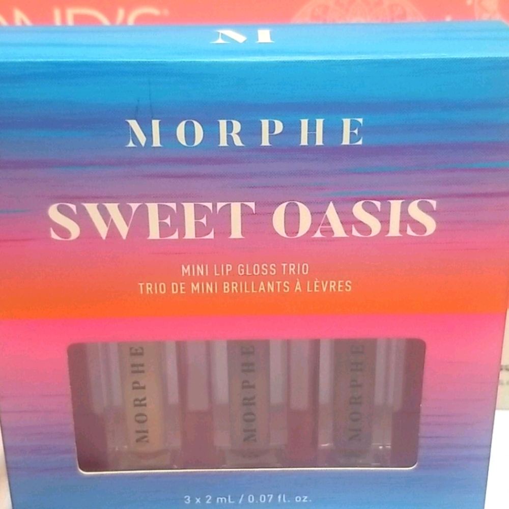 Morphe sweet oasis mini lip gloss trio